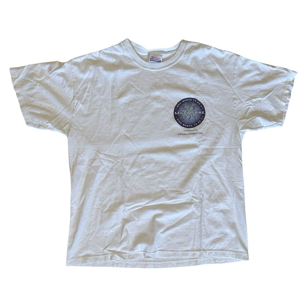 Who Wants To Be A Millionaire? Contestant Promo Shirt Y2K Vintage - LARGE